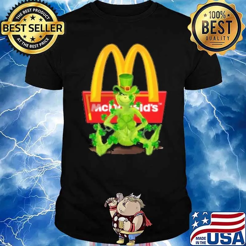 Grinch McDonald's St.Patrick's day shirt