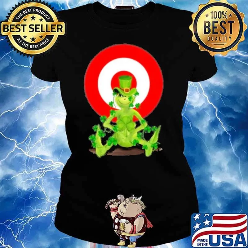 Grinch Target St.Patrick's day s Ladies tee