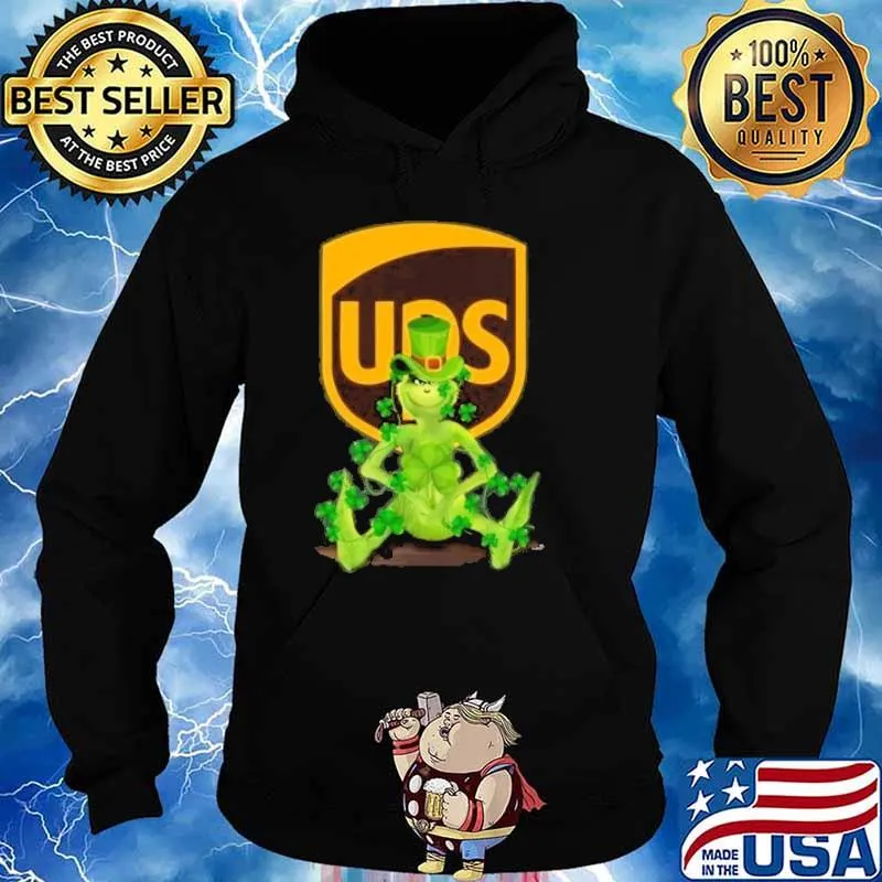 Grinch UPS St.Patrick's day s Hoodie