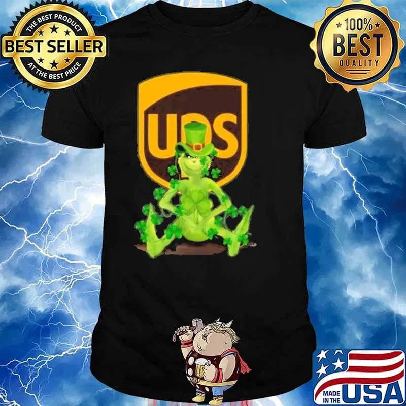 Grinch UPS St.Patrick's day shirt