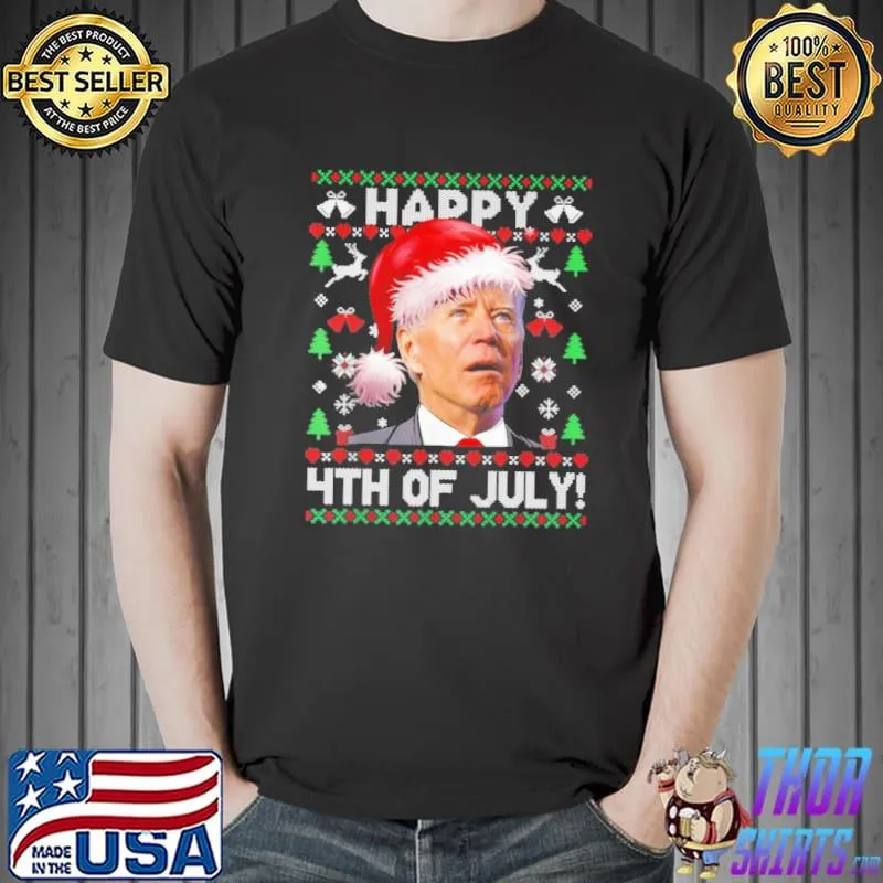 Happy halloween 4th of july - Christmas Biden shirt