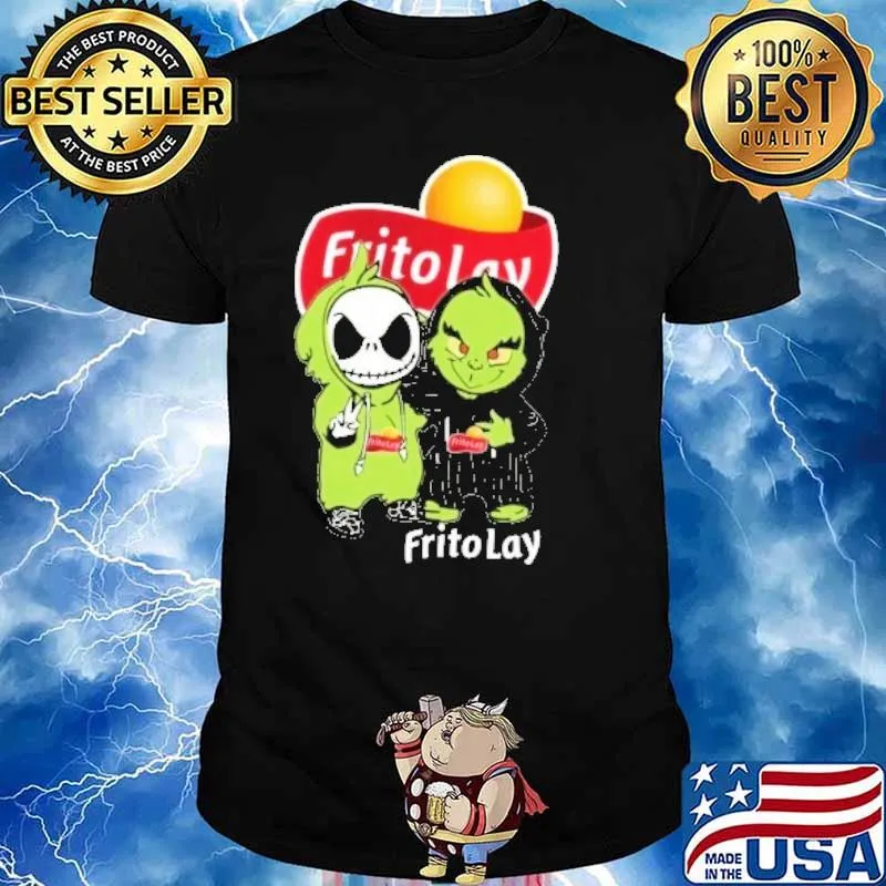 Jack Skellington and Grinch Frito Lay shirt
