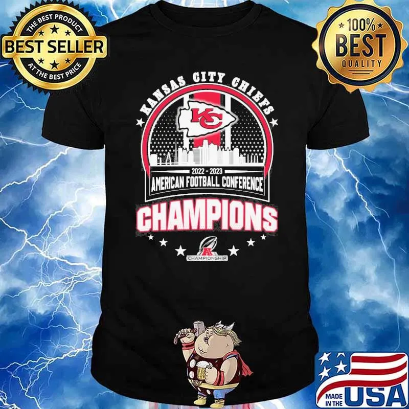 Kansas City Chiefs 2022-2023 American football conference champions shirt