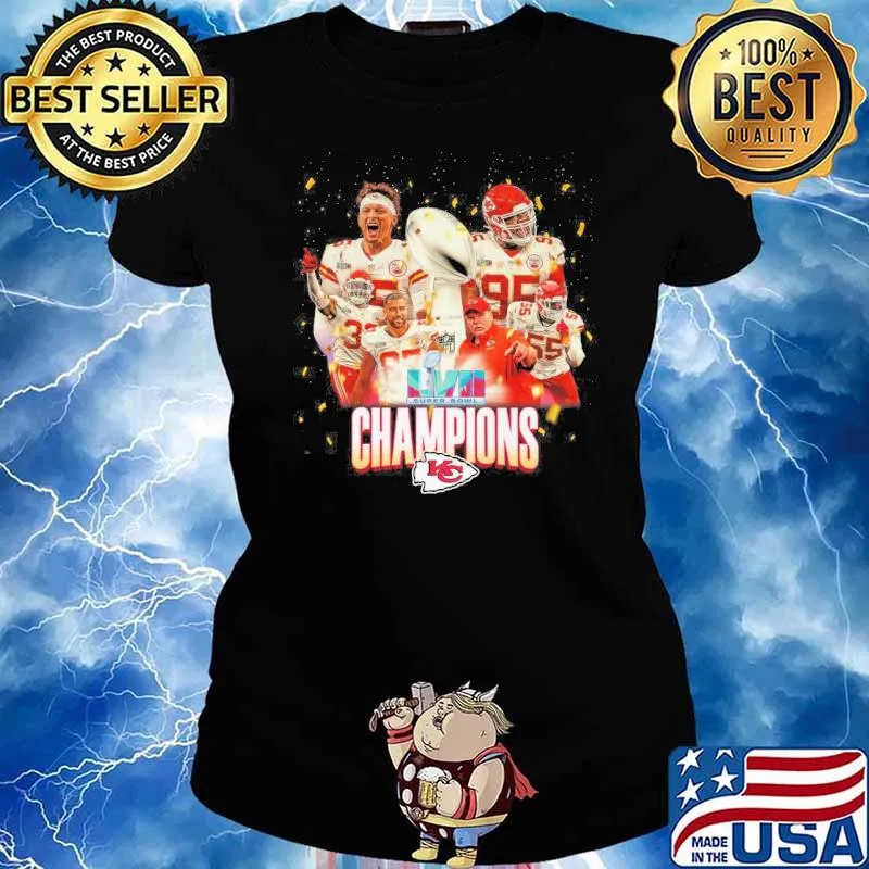 Kansas city Chiefs LVII super bowl champions basketball s Ladies tee