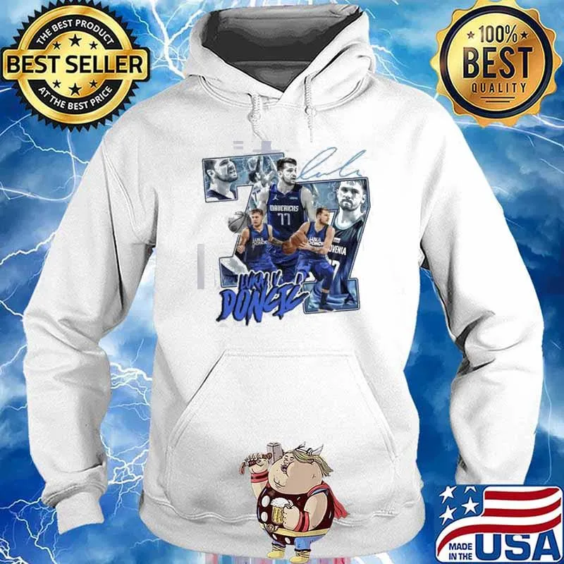 Luka Doncic 77 Dallas Mavericks Basketball signature Shirt Hoodie