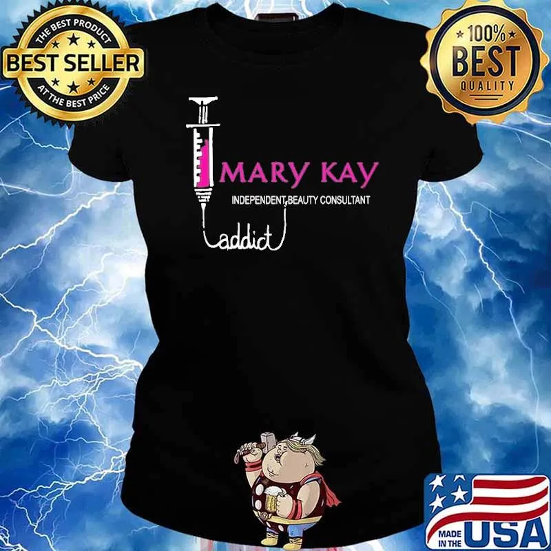 Mary Kay independent beauty consultant addict s Ladies tee