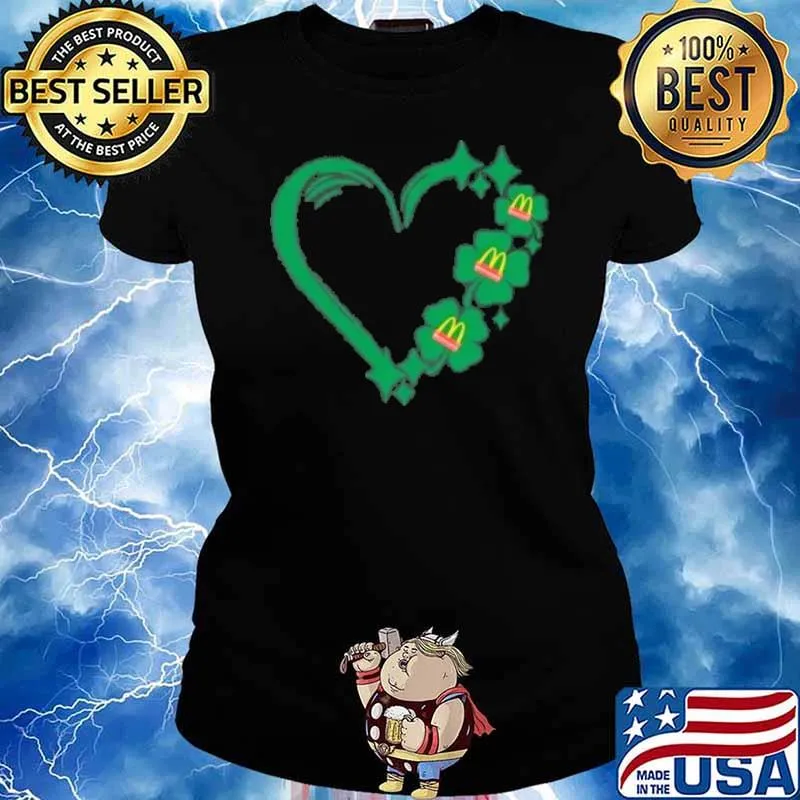 McDonald's heart love s Ladies tee