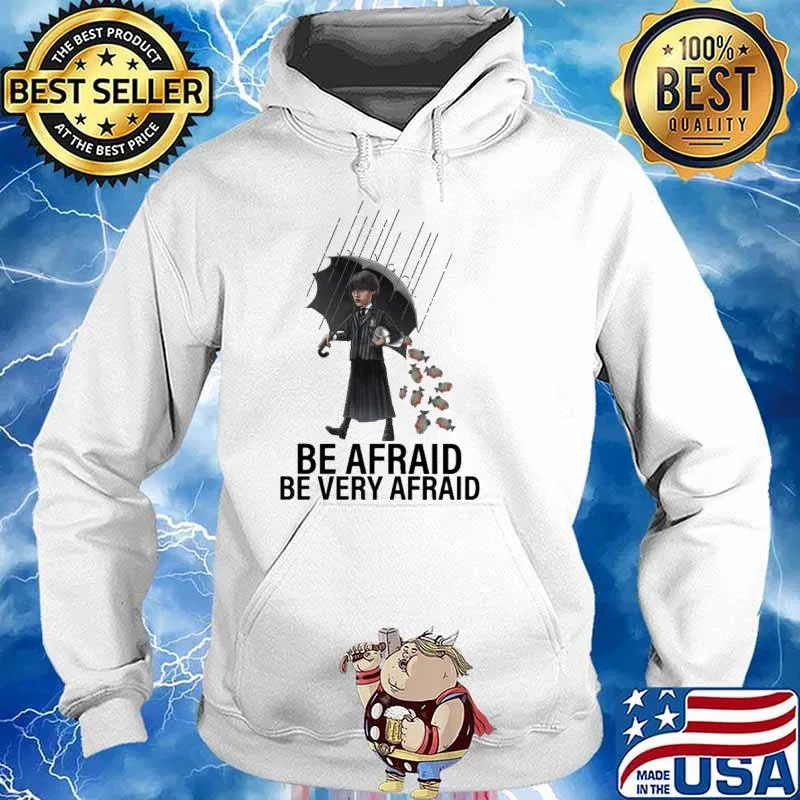 Melanin Apparels- Be Afraid be very afraid s Hoodie