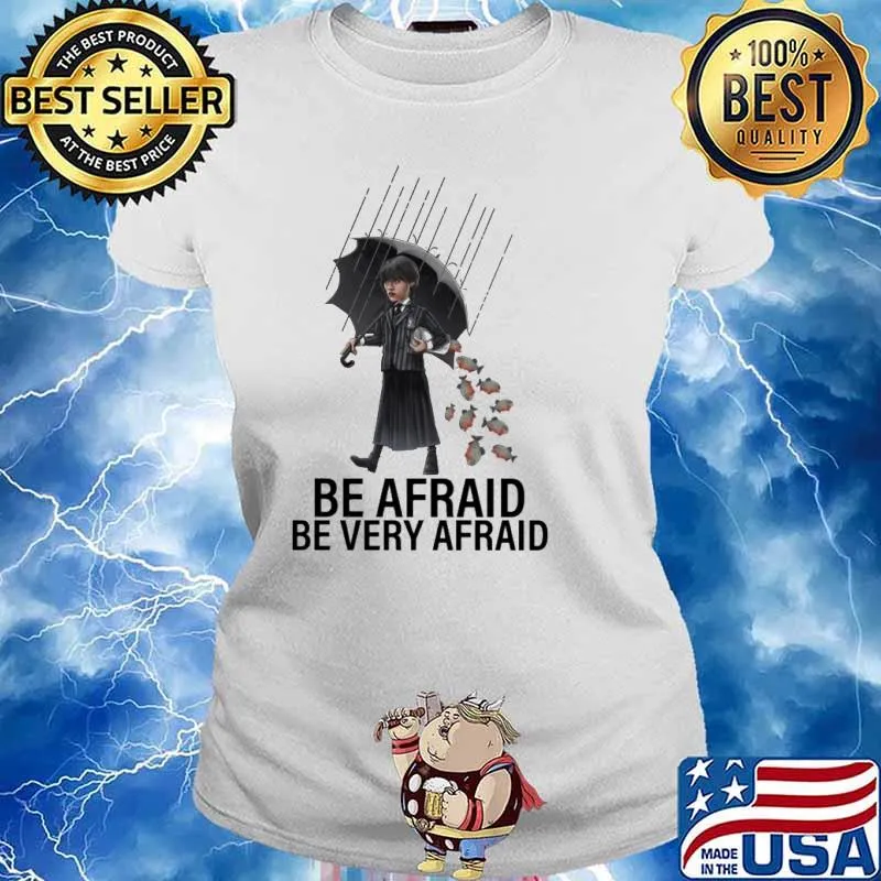 Melanin Apparels- Be Afraid be very afraid s Ladies tee