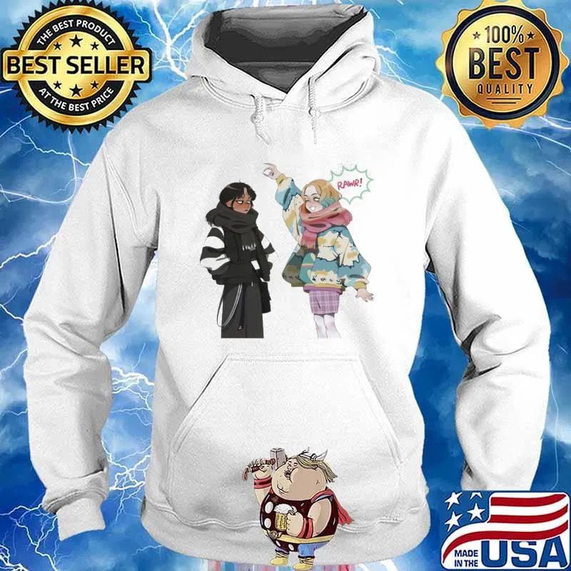 Melanin Apparels wednesday' and Enid Sinclair Netflix rawr s Hoodie
