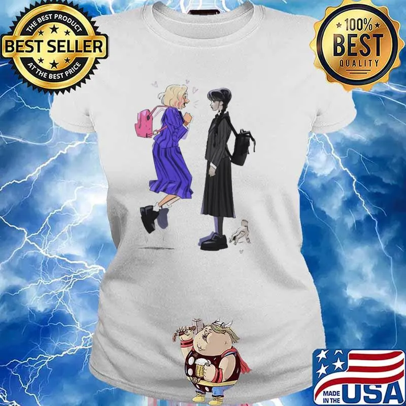 Melanin Apparels wednesday' and Enid Sinclair Netflix s Ladies tee