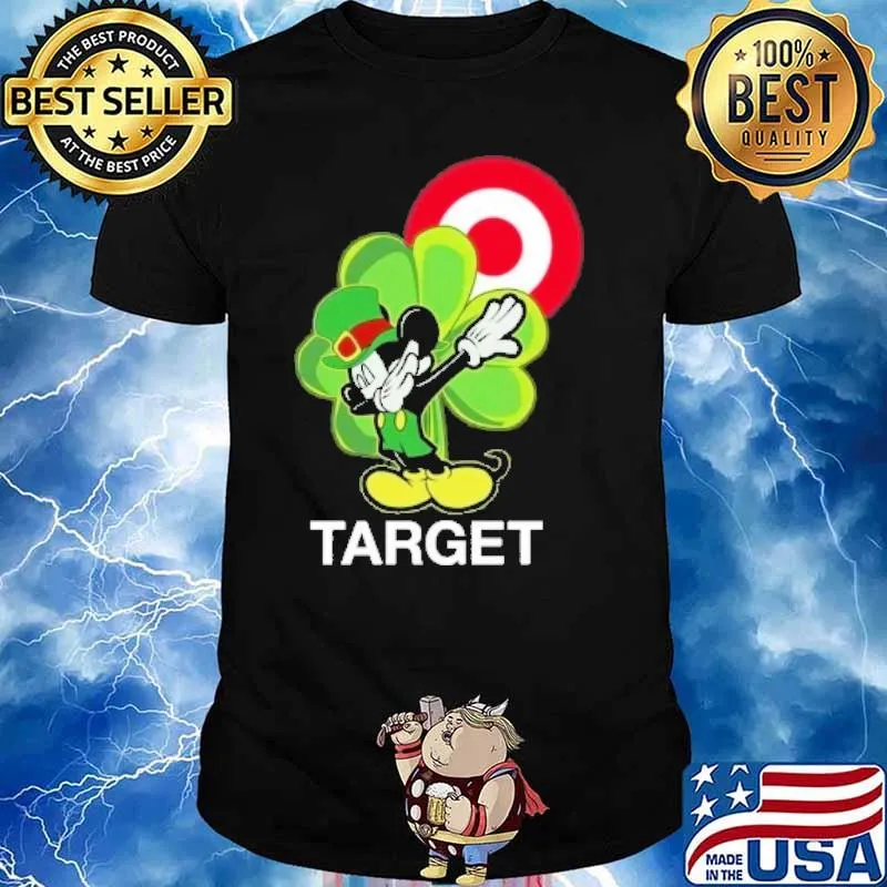 Mickey dabbing Target St.Patrick's day shirt