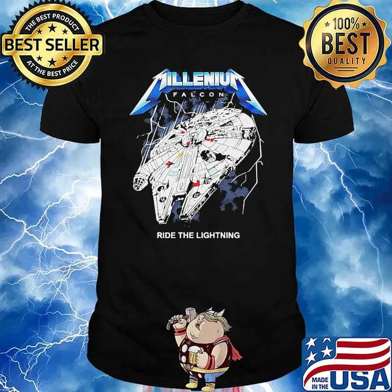 Milleniu falcon ride the lightning shirt