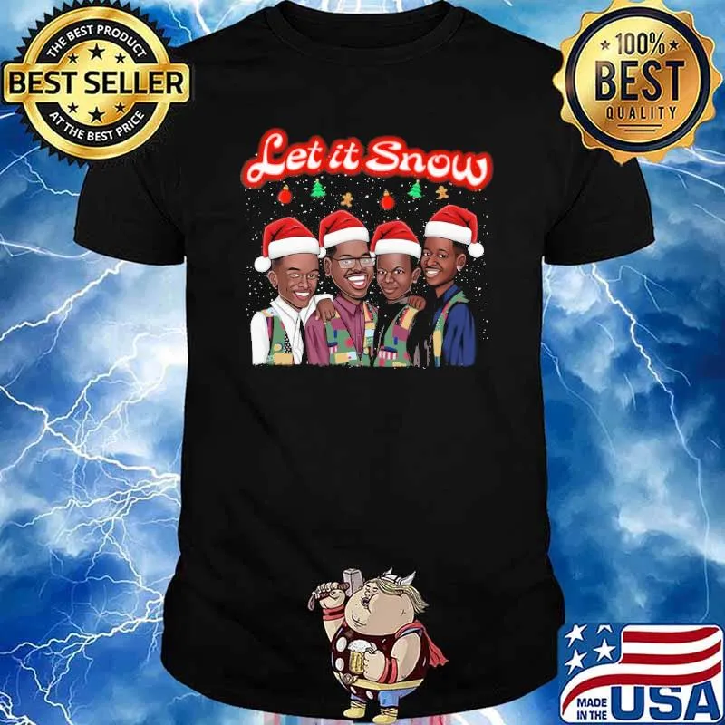 Naptural Culture - Let It Snow Christmas Art LeBron James shirt