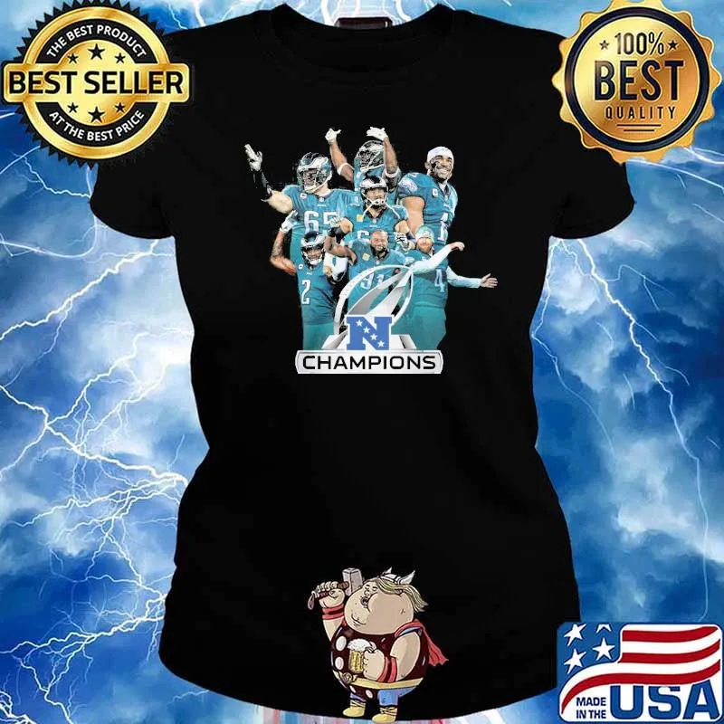 Philadelphia Eagles N Champions signatures s Ladies tee
