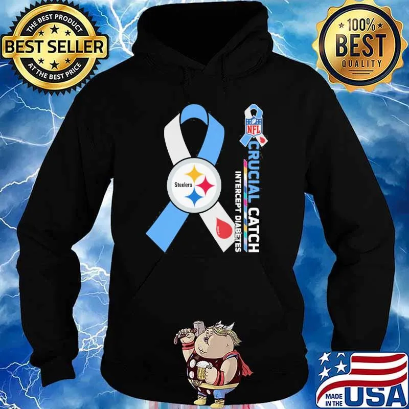 Pittsburgh Steelers Crucial catch intercept Diabetes NFL s Hoodie