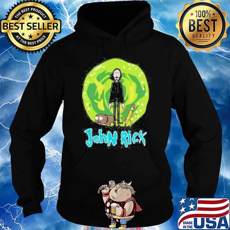 Rick and Morty John Wick s Hoodie