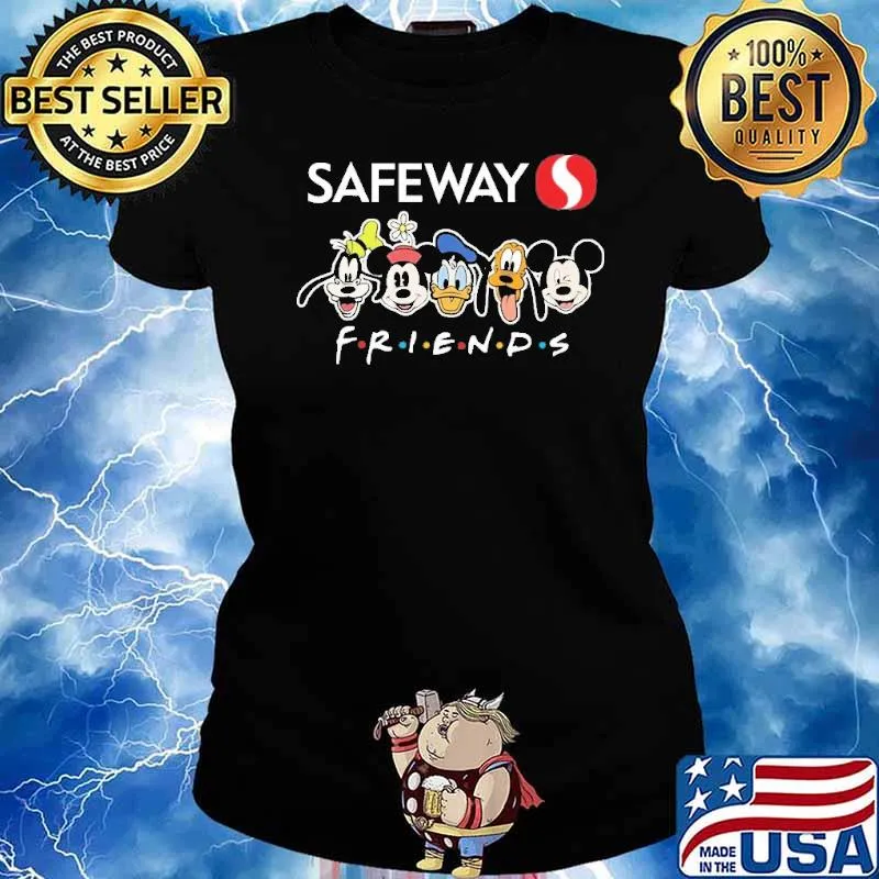 Safeway friends Mickey Donald s Ladies tee