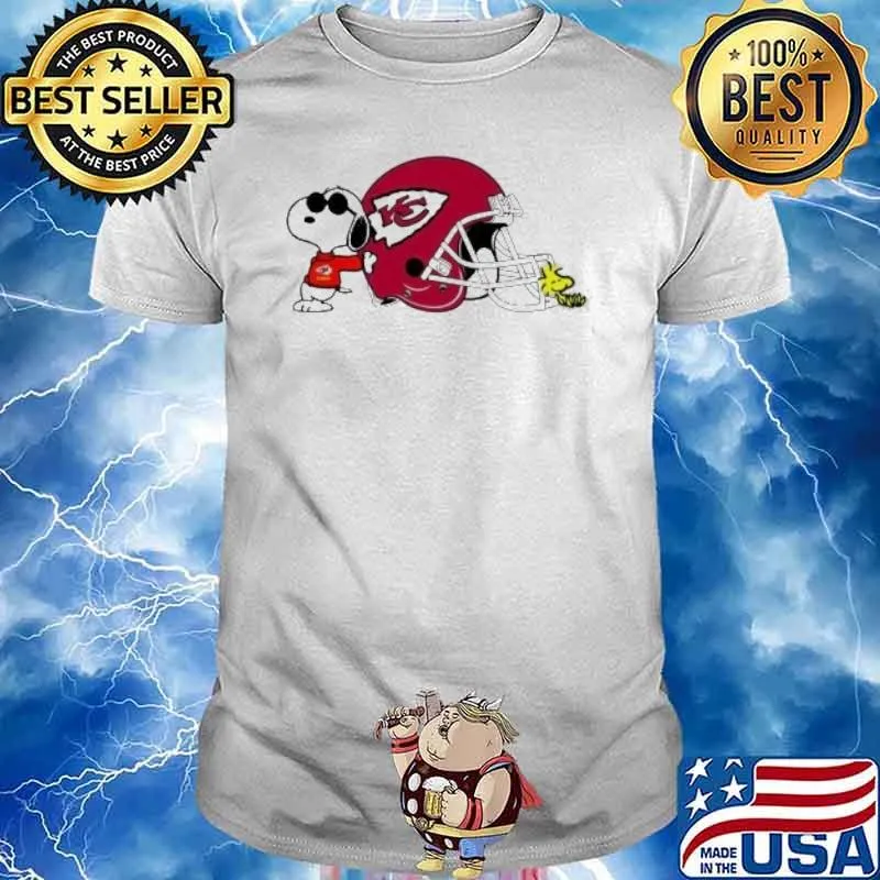 Snoopy and woodstock Kansas city Chiefs shirt