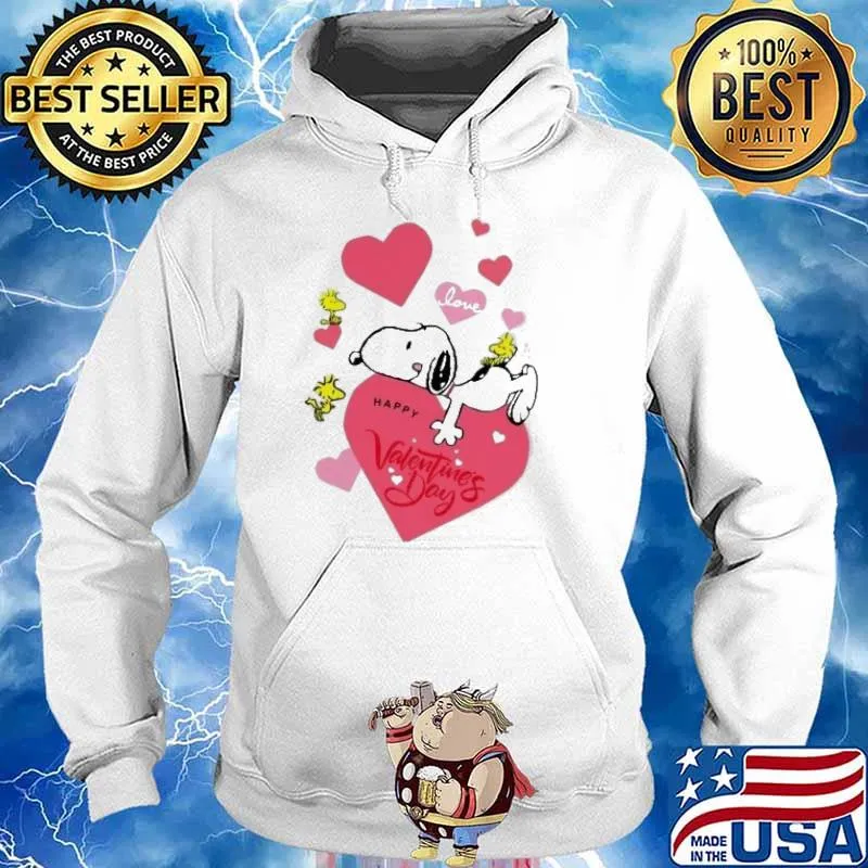 Snoopy love happy Valentine's day woodstock s Hoodie