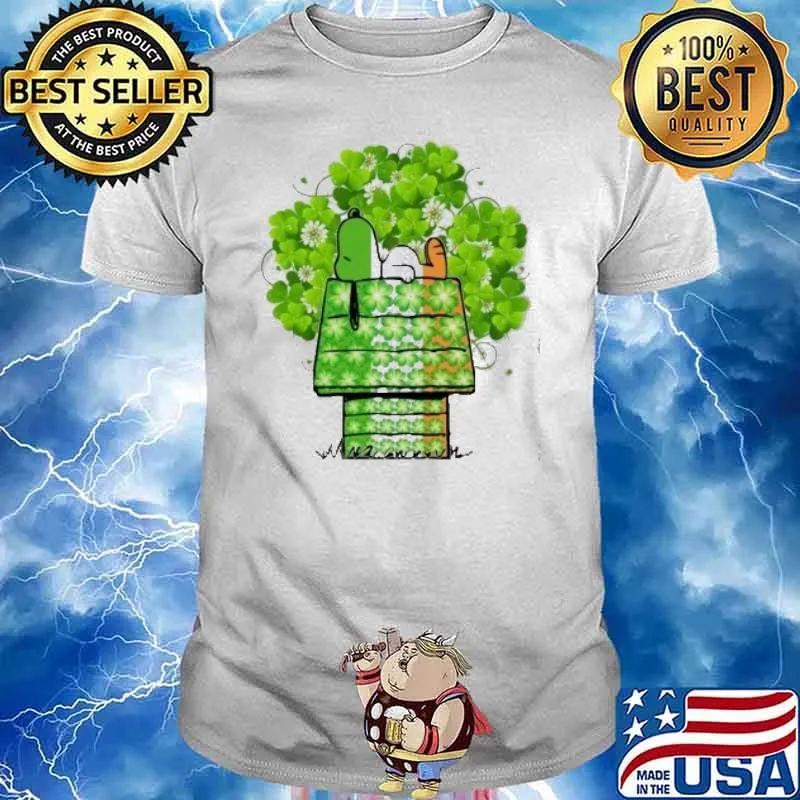 Snoopy sleep St.Patrick's day shirt