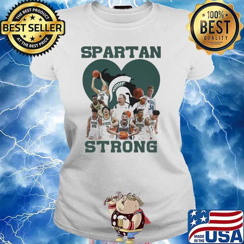 Spartan strong heart player s Ladies tee