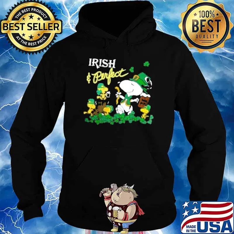 St.Patrick's day Irish perfect snoopy and woodstocks s Hoodie