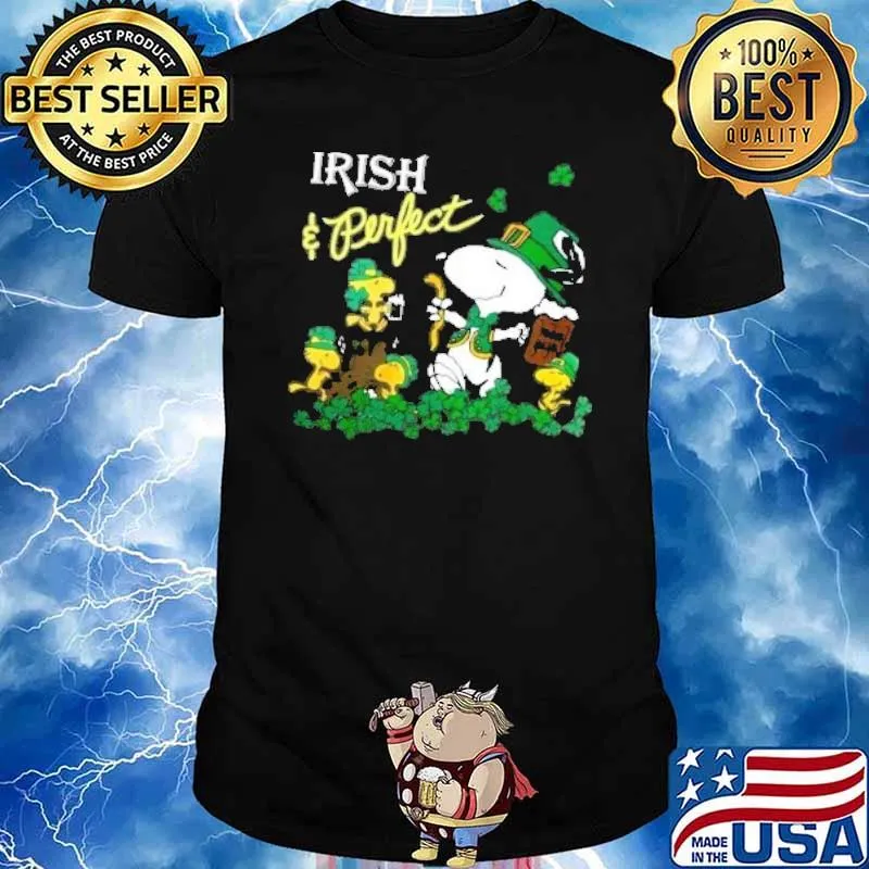 St.Patrick's day Irish perfect snoopy and woodstocks shirt