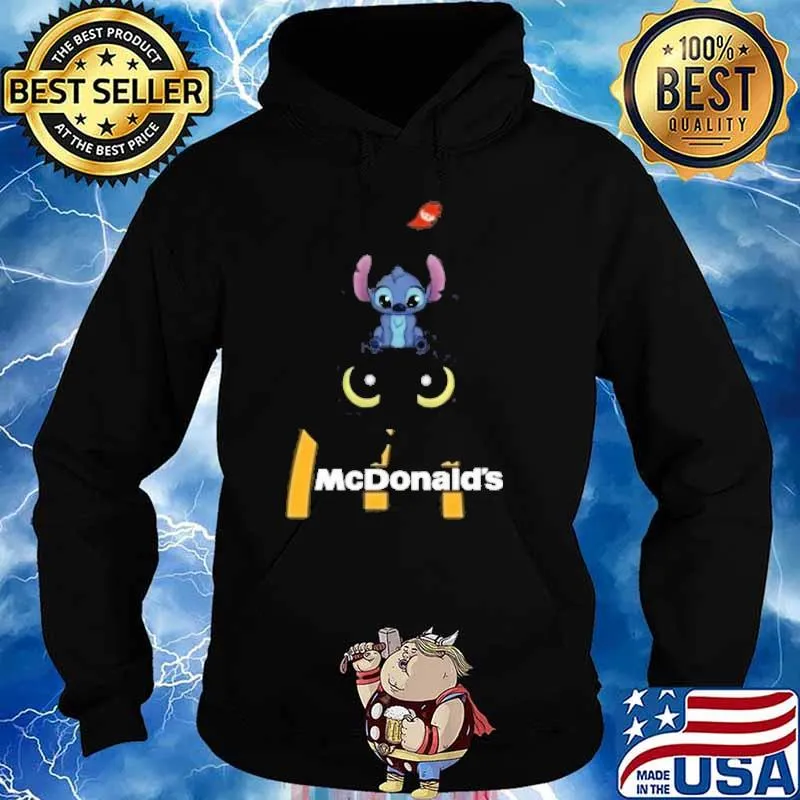 Stitch hug toothless McDonald's s Hoodie
