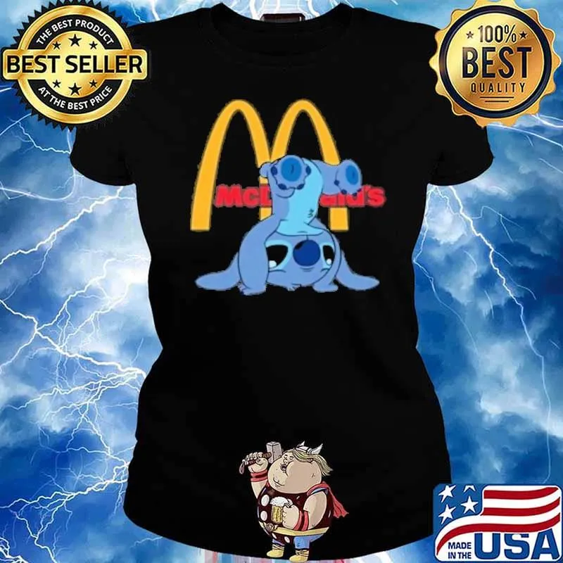 Stitch McDonald's hiphop s Ladies tee