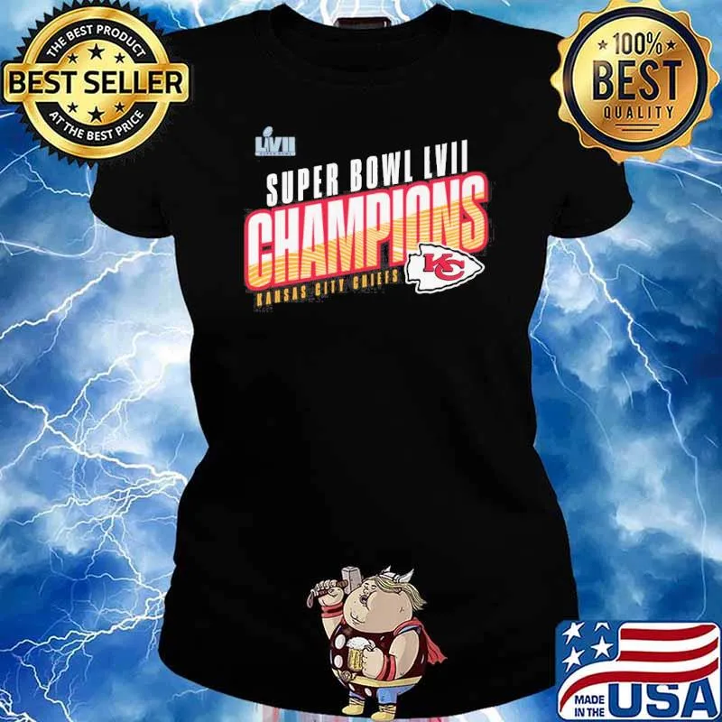 Super Bowl LVII Champions Kansas city Chiefs s Ladies tee