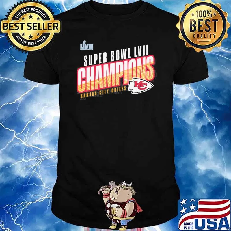 Super Bowl LVII Champions Kansas city Chiefs shirt