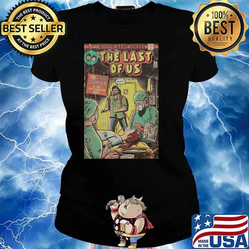 The Last of Us - Ending comic cover fan art Poster vintage Shirt Ladies tee