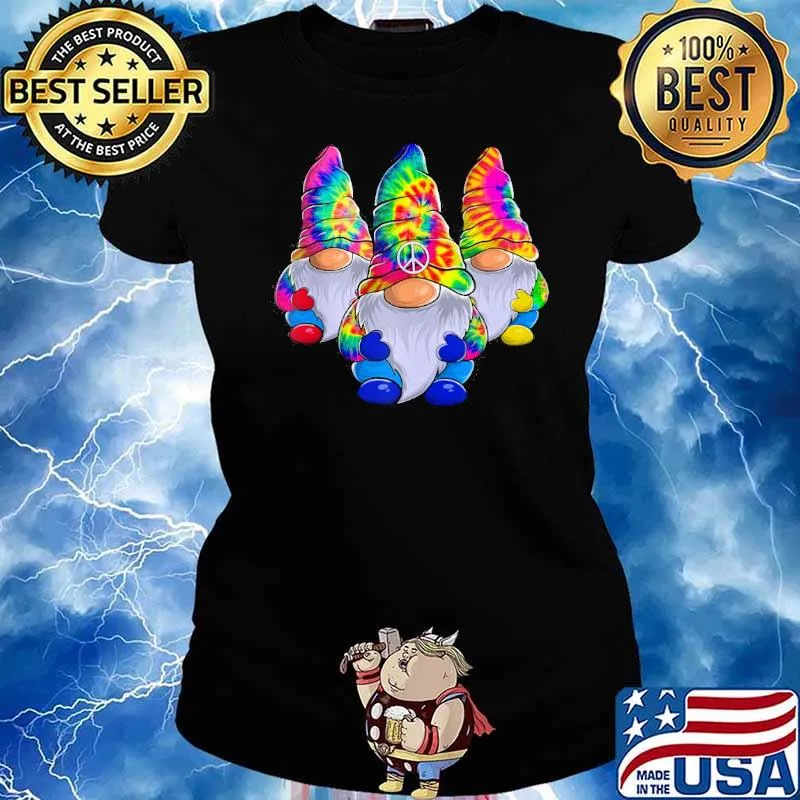Three Hippie gnome s Ladies tee