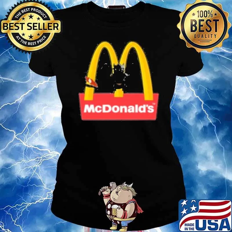 Toothless McDonald's logo s Ladies tee