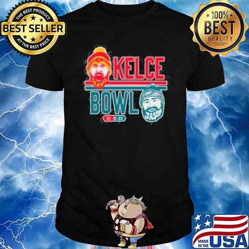 Travis Kelce bowl Kansas city Chiefs 02-12-23 Jason shirt