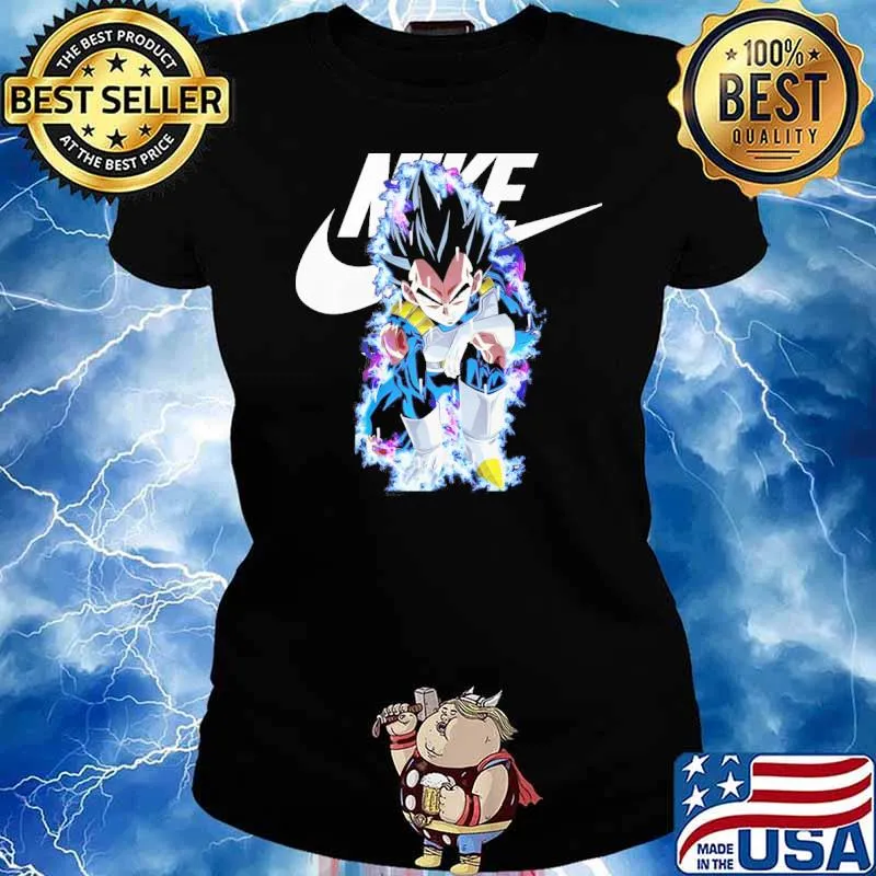 Vegata Goku cartoon s Ladies tee