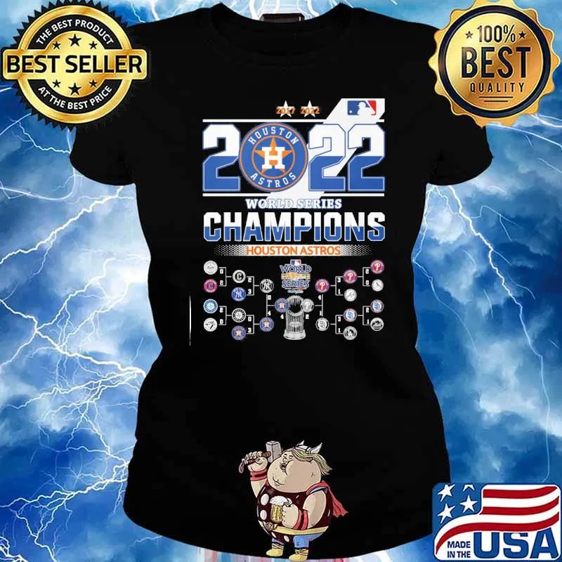 2022 world series champions Houston Astros 2017 2022 s Ladies tee
