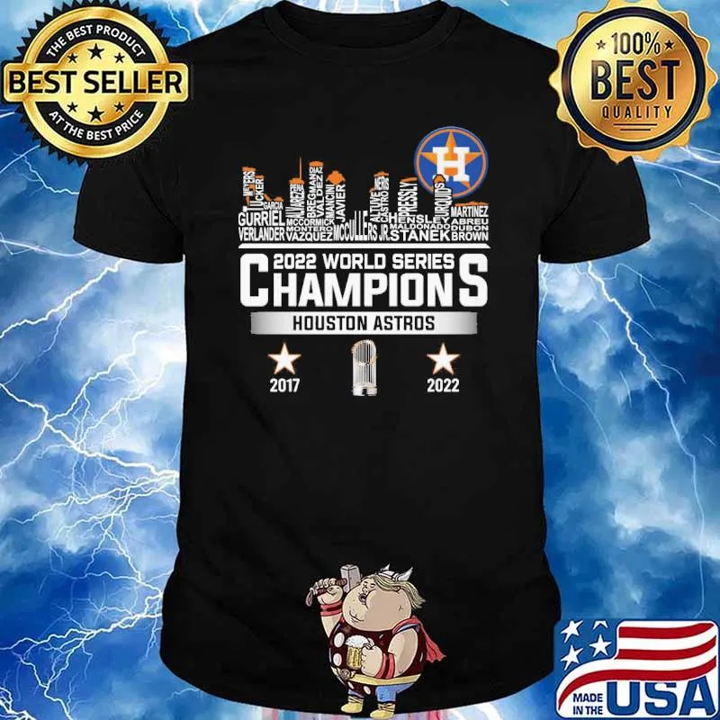 2022 world series champions Houston Astros city shirt