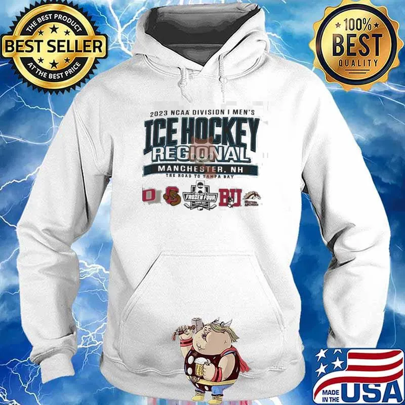 2023 NCAA Division I Men’s Ice Hockey Regional Manchester ,NH Frozen four Shirt Hoodie