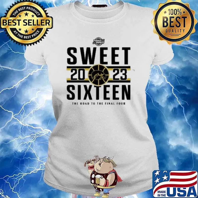 2023 Sweet Sixteen Iowa Hawkeyes Women’s Basketball The Road To The Final Four Shirt Ladies tee
