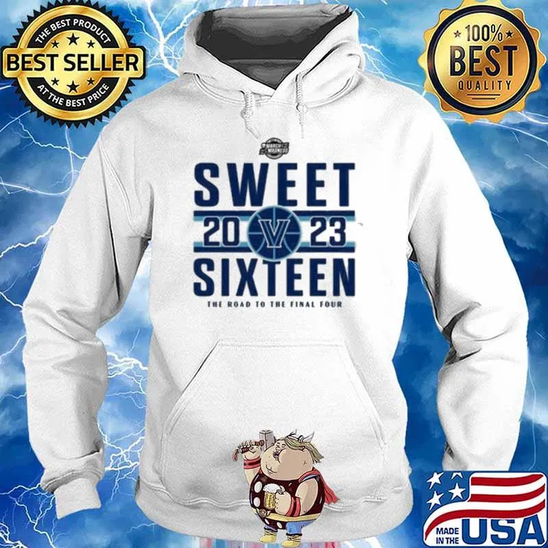 2023 Sweet Sixteen Villanova Wildcats Women’s Basketball The Road To The Final Four Shirt Hoodie