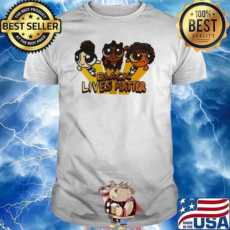 Afro Power full Girls black lives matter shirt
