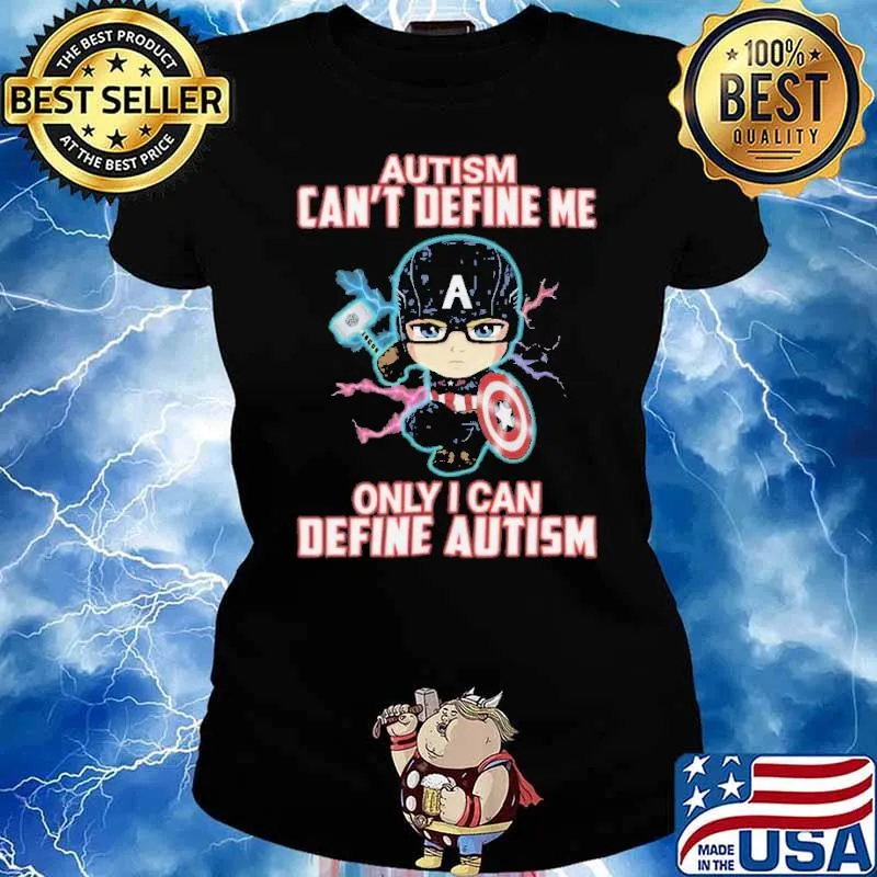 Autism Can't Define Me Only I Can Define Autism World Autism Awareness Day s Ladies tee