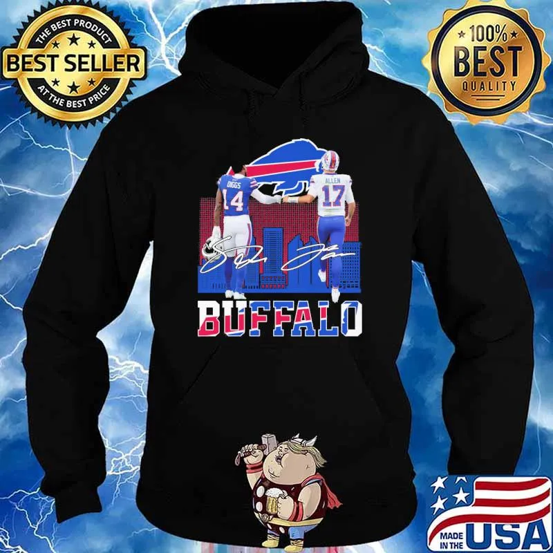 Bills Buffalo signatures Allen Diggs s Hoodie