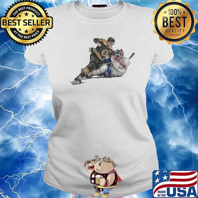 Boston Bruins Ron Vernon NEW YORK RANGERS s Ladies tee