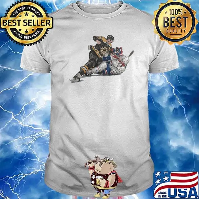 Boston Bruins Ron Vernon NEW YORK RANGERS shirt
