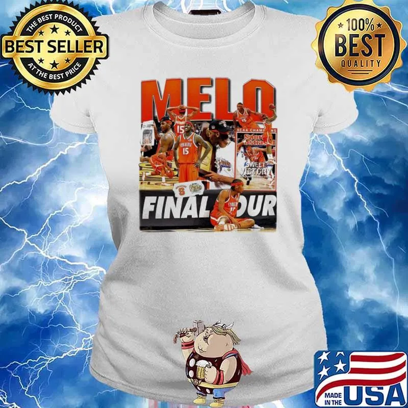 Carmelo Anthony Final Four NCAA champions s Ladies tee