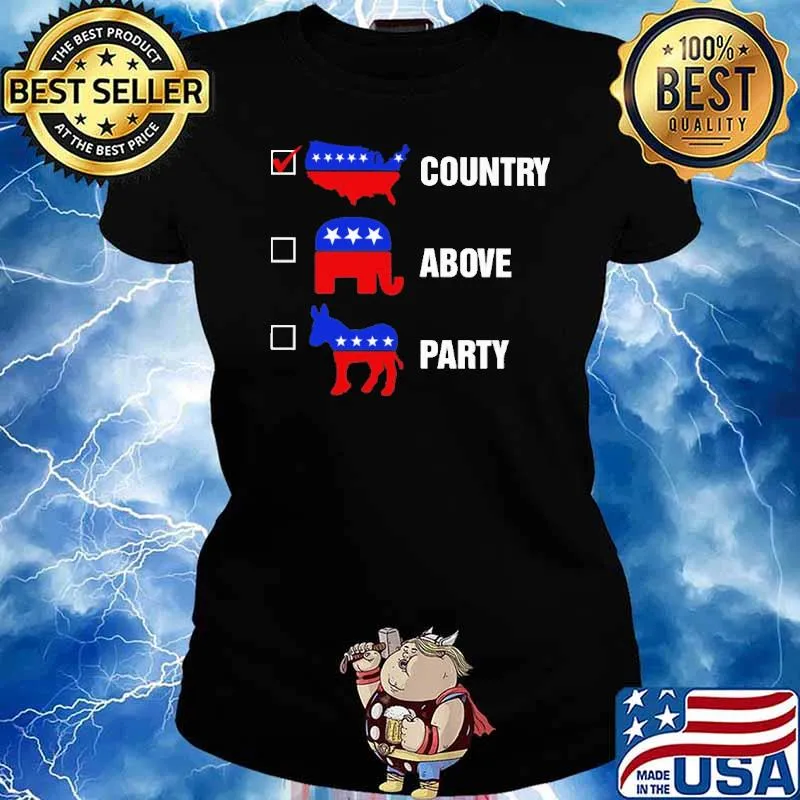 Country above party map Biden 2023 s Ladies tee
