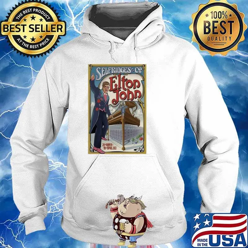 Elton John Selfridges London 20th March 16th April 2023 Shirt Hoodie